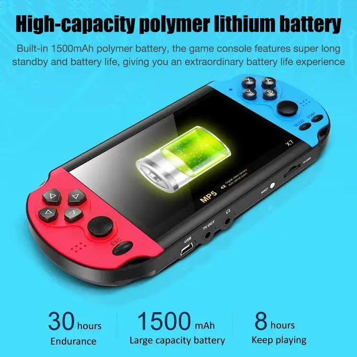 Console de jeu vidéo portable rétro