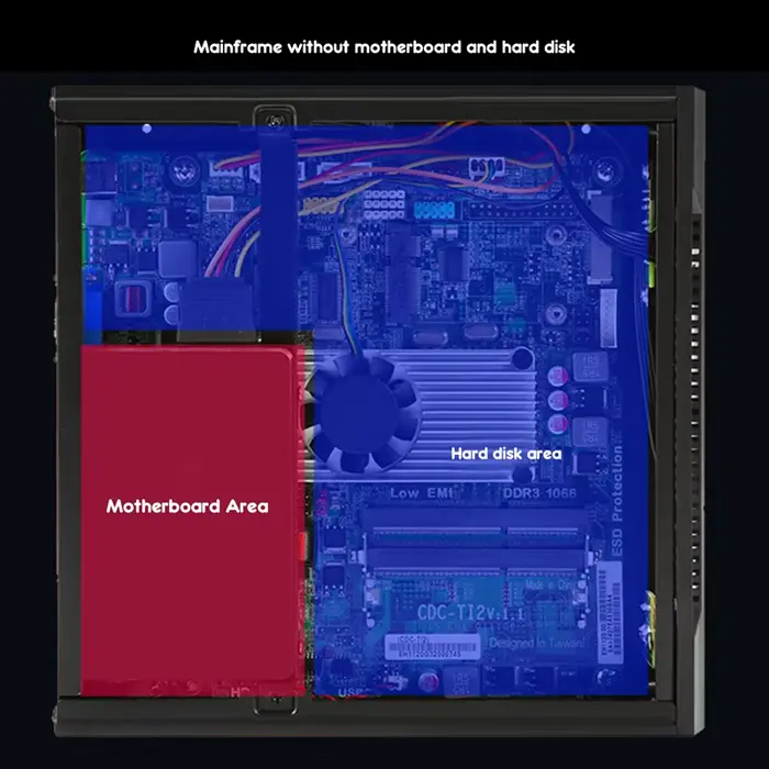 RGEconvex cruc06 Bureau Mini ITX Cas