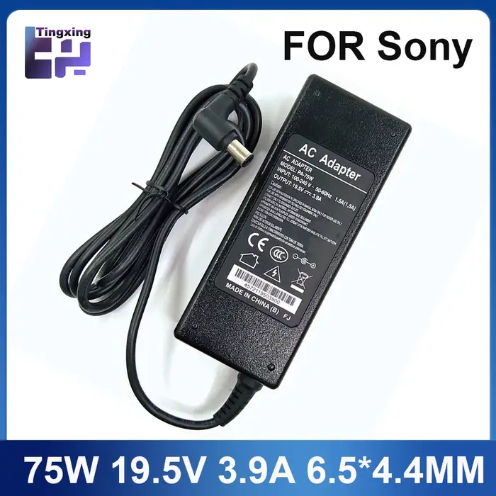 Chargeur 19.5V 3.9A 76W 6.5*4.4mm pour SONY Vaio