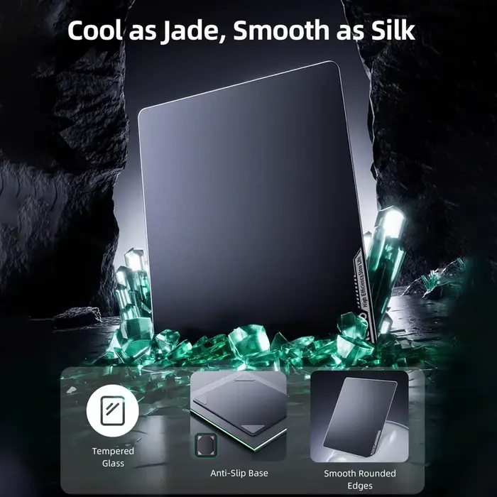 LLANO tapis de souris de jeu en verre trempé jeu FPS haute vitesse lisse CSGO