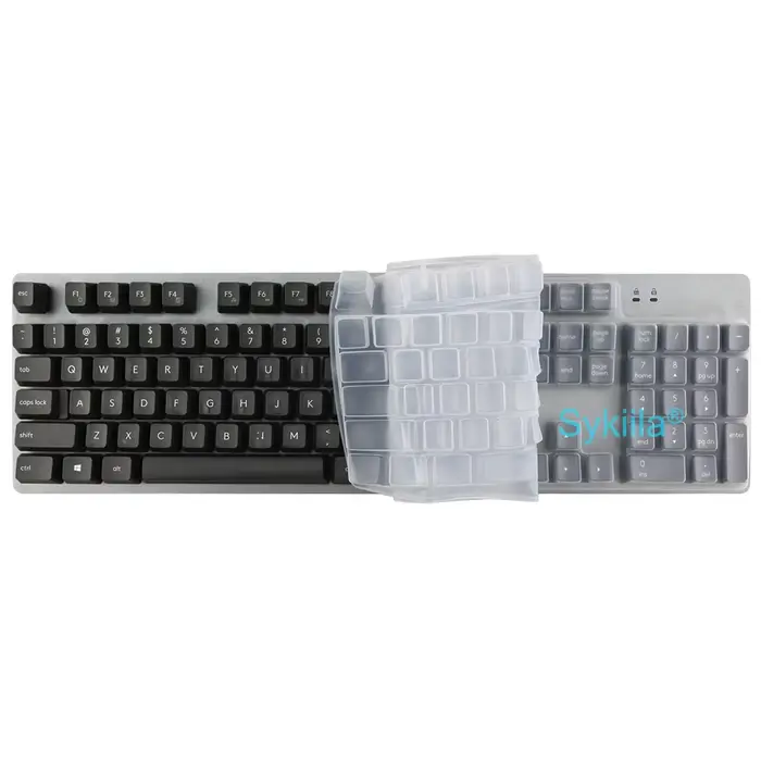 Juste de clavier pour HP Gaming, peau en silicone transparent, GK100, GK300, GK320, GK400, GK520, MK