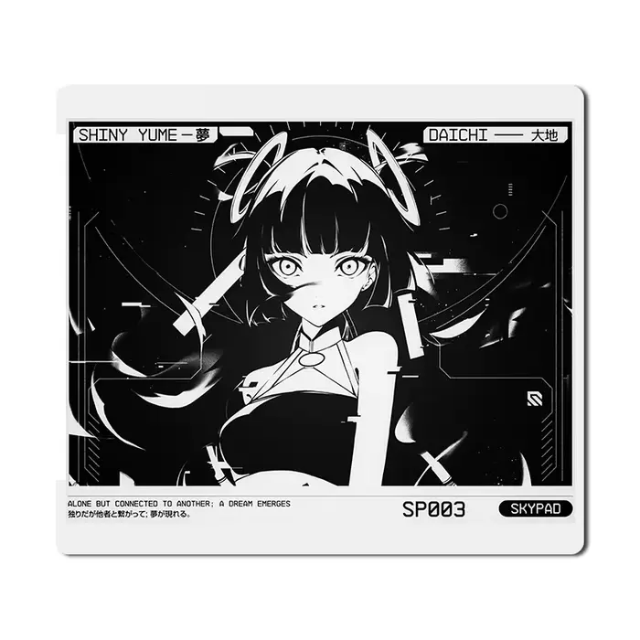 Skypad SORA tapis de souris de jeu en verre YUME Surface givrée lisse tapis de bureau trempé mise à 