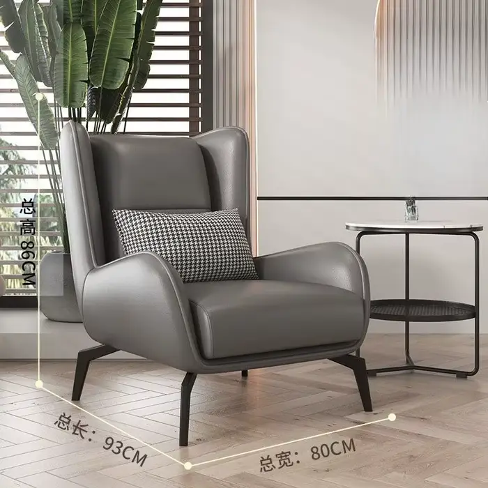 Balcon Support chaise salle à manger en cuir jeu luxe