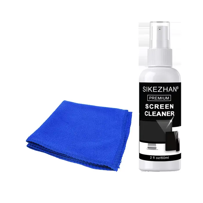 Kit de pulvérisation de nettoyage d'écran sans rayures et chiffon en microfibre pour Smart TV LCD LE