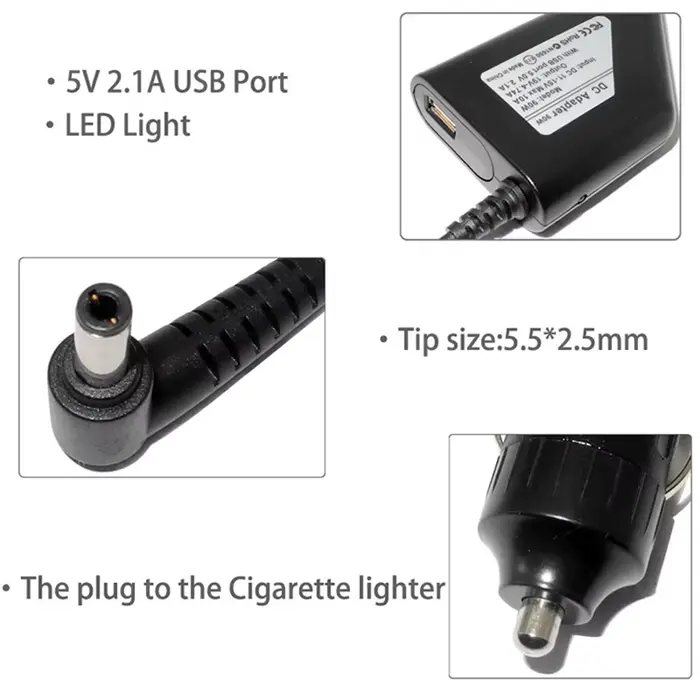 Chargeur de voiture 20V 3.25A 65W