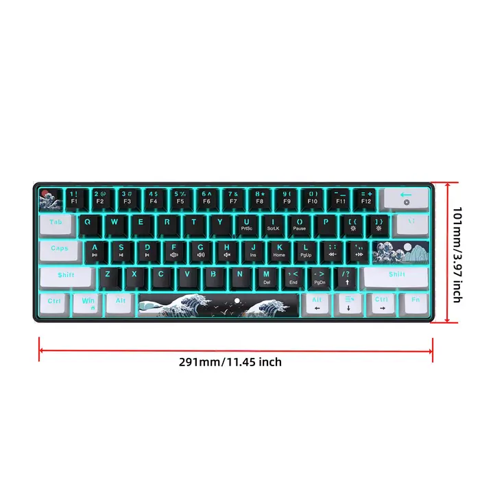 Clavier mécanique de jeu 60% Ultra Compact