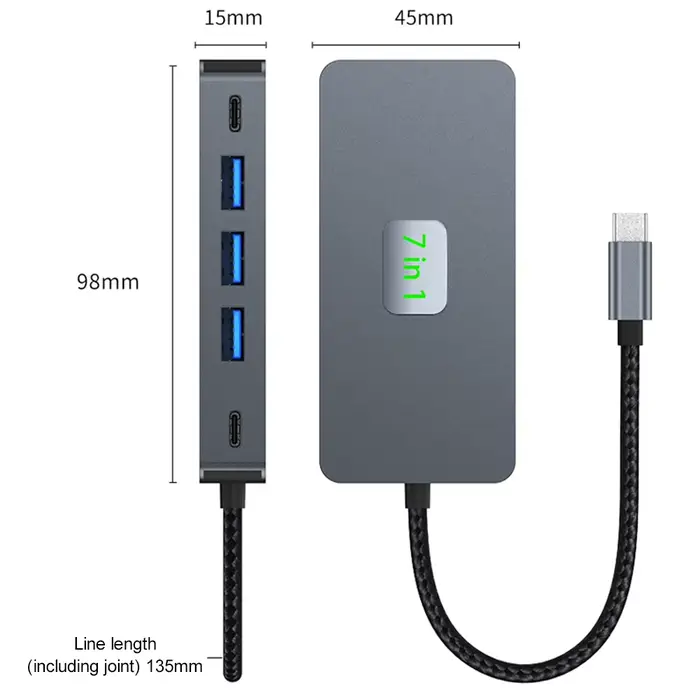 Station d'accueil 4K compatible HDMI pour touristes