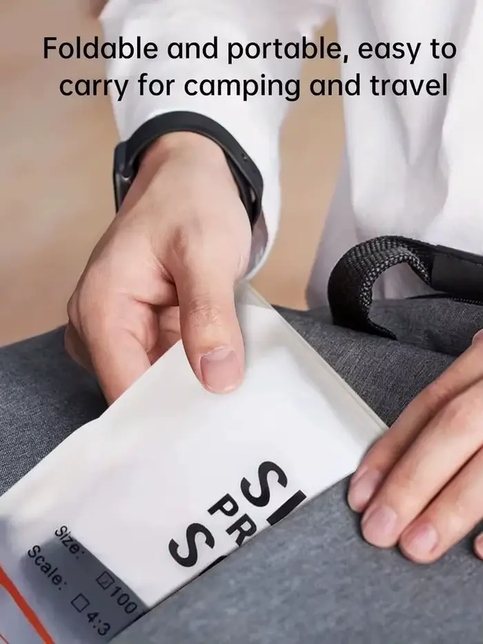 16 : 9 écran souple blanc pliable portable
