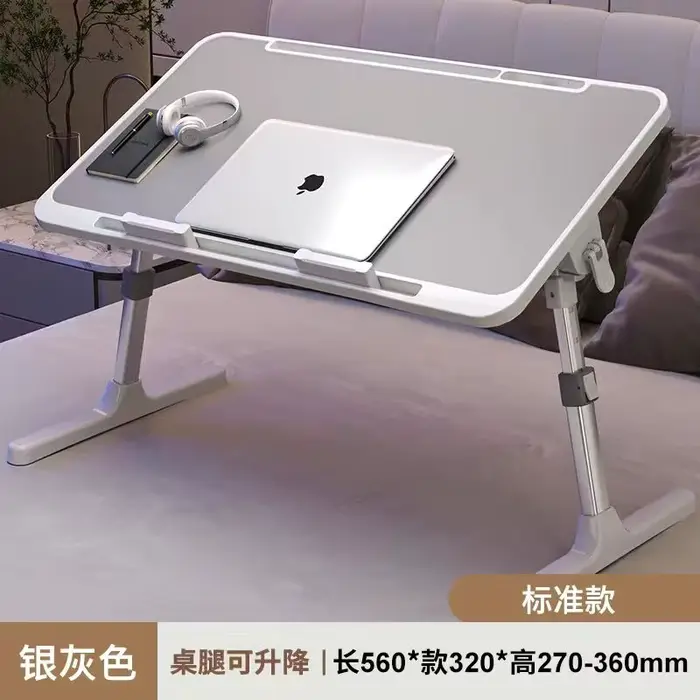 Table élévatrice pliable pour ordinateur portable, support de lit, bureau d'apprentissage paresseux,