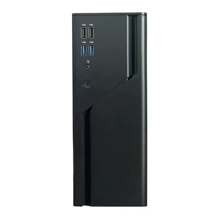 Mini boîtier de bureau ITX HTPC, panneau avant ARGB 5V, 4 Ports USB, prend en charge l'alimentation 
