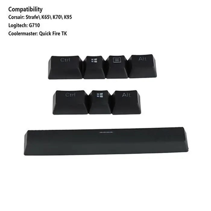 Capuchons de touches PBT rétroéclairés pour clavier de jeu mécanique