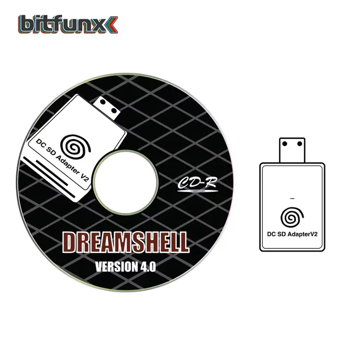 Bitfunx – adaptateur de carte DC SD TF, lecteur V2 pour SEGA Dreamcast et CD avec chargeur de démarr