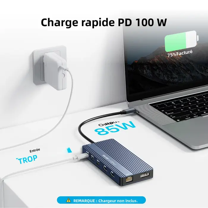 Acasis Station d'accueil USB-C 14 en 1