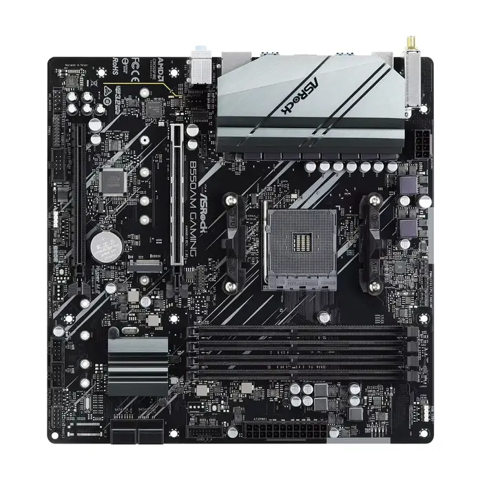 Carte mère ASROCK B550AM GAMING AM4 compatible avec les processeurs B550 R5 5600X R7 5700G R7 5800X R7 3700X