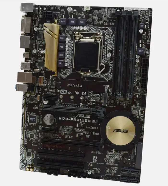 ASUS H170-PRO/USB 3.1 ATX carte mère Intel H170 LGA1151 DDR4 SATA3 HDMI DVI-D DP Audio