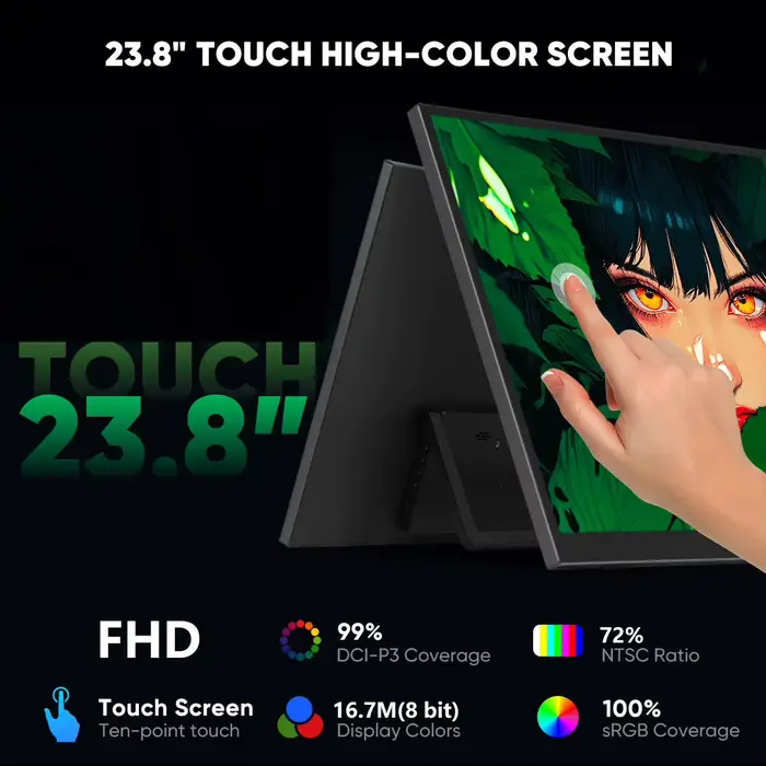 Écran tactile IPS 23.8 pouces