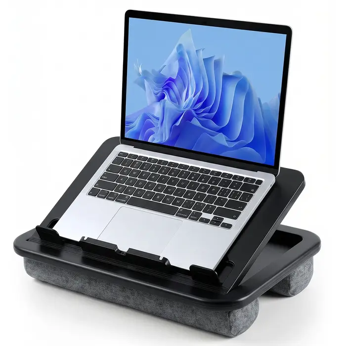 Oatsbasf Support d'ordinateur portable pour bureau avec coussin moelleux