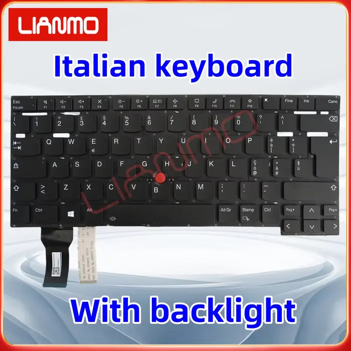 Clavier rétroéclairé pour ordinateur portable Lenovo Thinkpad T14s Gen2 P1 Gen4 X1 Extreme Hermit 4th 2021