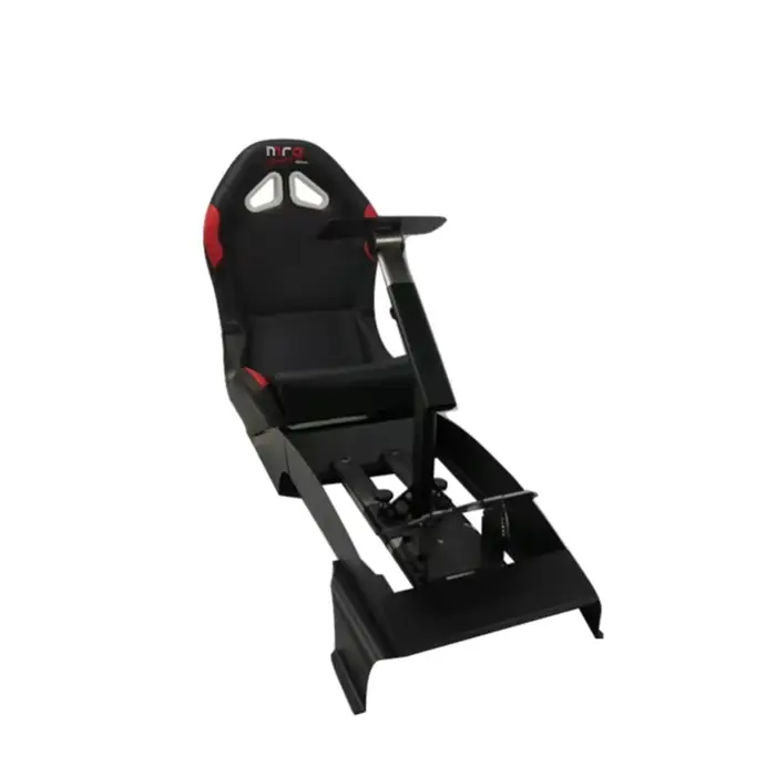 Cockpit de simulation de course F1 professionnel avec siège