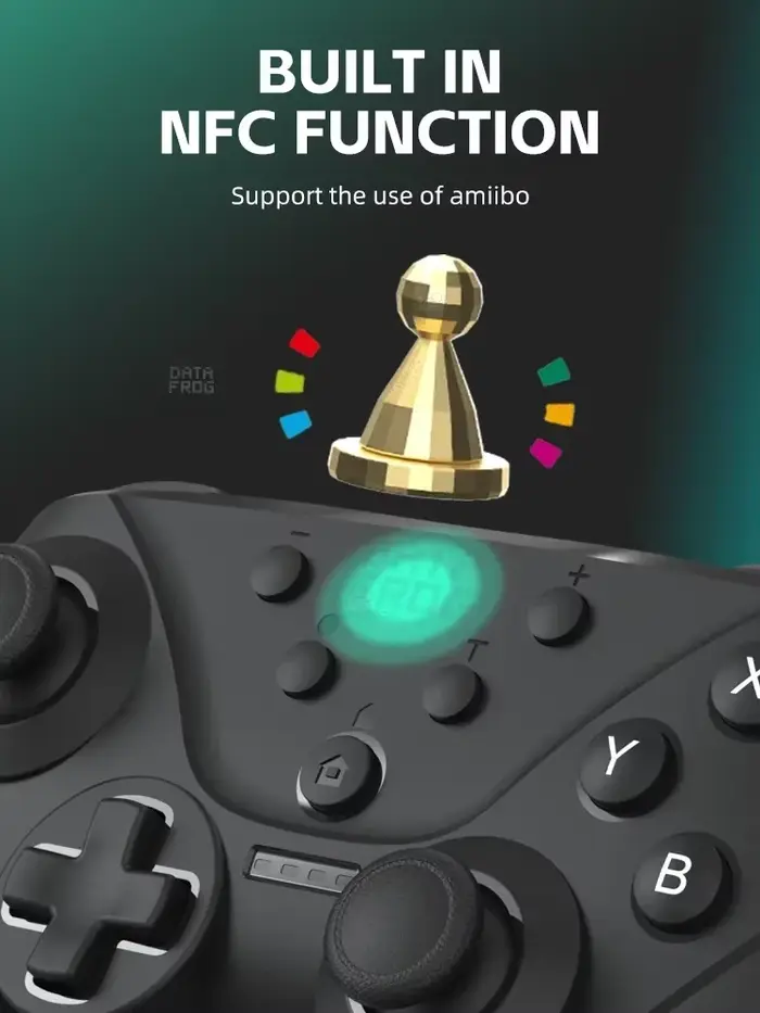 DATA FROG Manette de jeu légère avec fonction NFC Turbo Burst