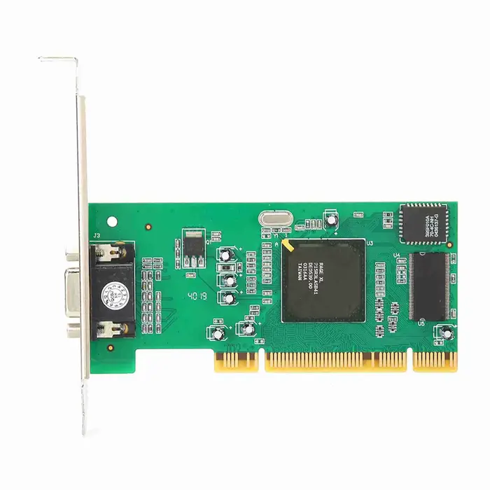 Carte graphique VGA PCI 8 mo 32 bits accessoires informatiques de bureau multi-affichage pour ATI Ra