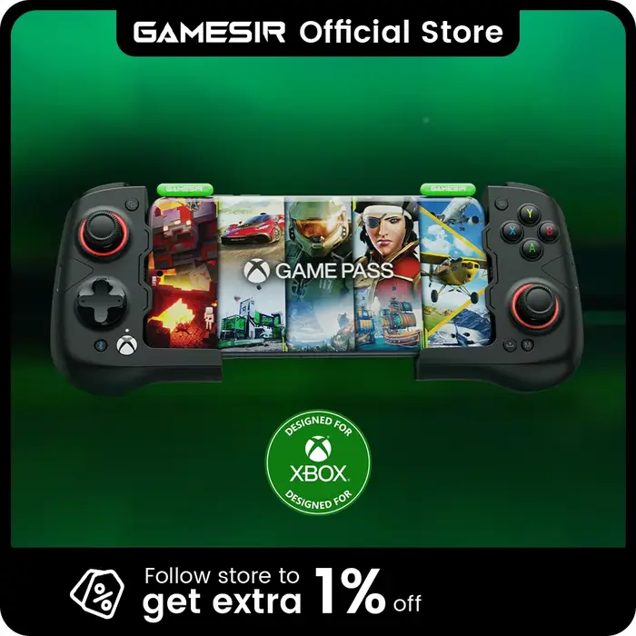 Manette de jeu GameSir X4 Aileron pour Xbox avec effet Hall, compatible avec Xbox Game Pass, STADIA,