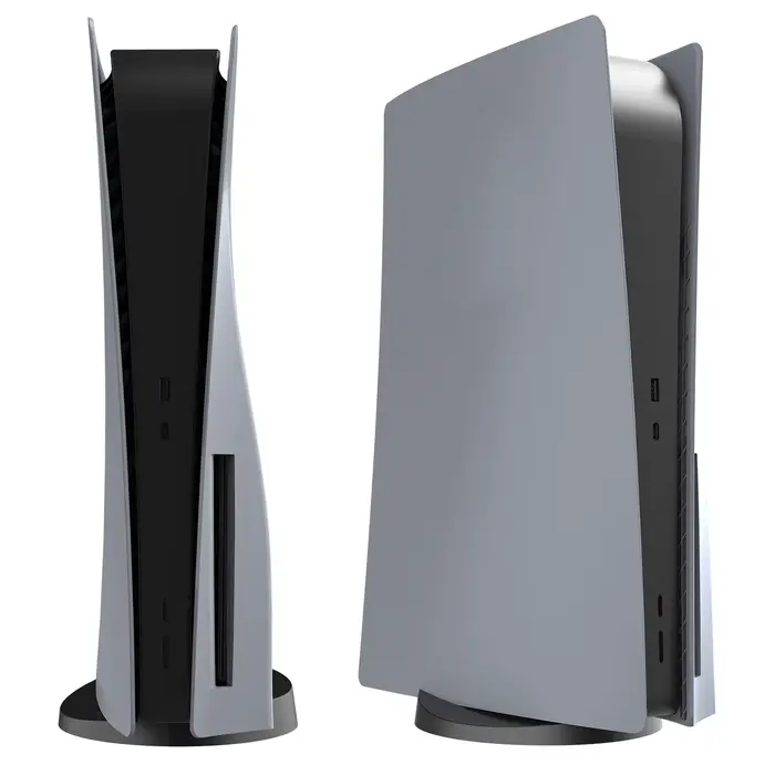 Coque de remplacement pour ps5, 30e anniversaire, plaque frontale grise, avec Logo, à deux disques e