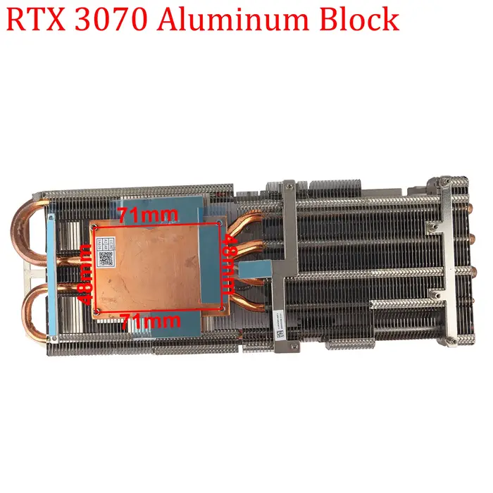 Dissipateur thermique de remplacement pour carte graphique de jeu EVGA GeForce RTX 3060Ti 3070 3080 3080Ti 3090 XC3