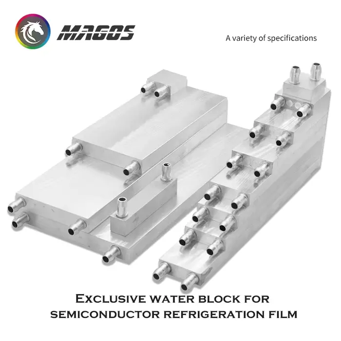 Radiateur de refroidissement à eau en aluminium pour processeur