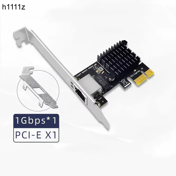 Nouvelle carte réseau Ethernet PCIE Gigabit PCI Express X1 à RJ45 adaptateur réseau 10/100/1000Mbps 