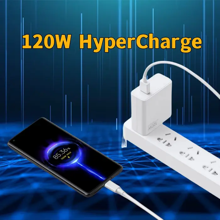 Chargeur original 120W Turbo Fast Charge EU/US