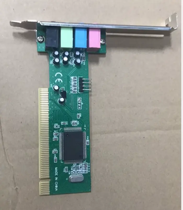 Nouveau 4 canaux 5.1 Surround 3D PC PCI carte Audio avec jeu MIDI Port carte son pour PC Windows XP/