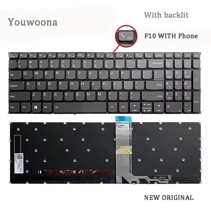 Nouveau clavier d'ordinateur portable d'origine pour LENOVO ThinkBook 15 G2 G3 ACL ITL G4 IAP 15P IMH ARE E5-IML E5-ITL-IIL 2021 IdeaPad 15 ALC7