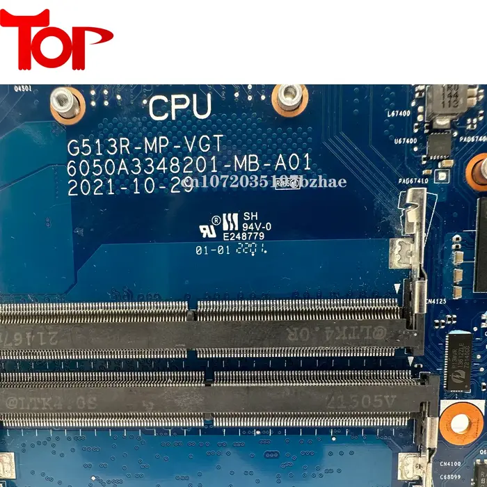 Carte mère G513R pour ordinateur portable ASUS ROG Strix G513RC G713RC G513RE G713RE avec R7-6800H R9-6900HX RTX3050 100% testée OK