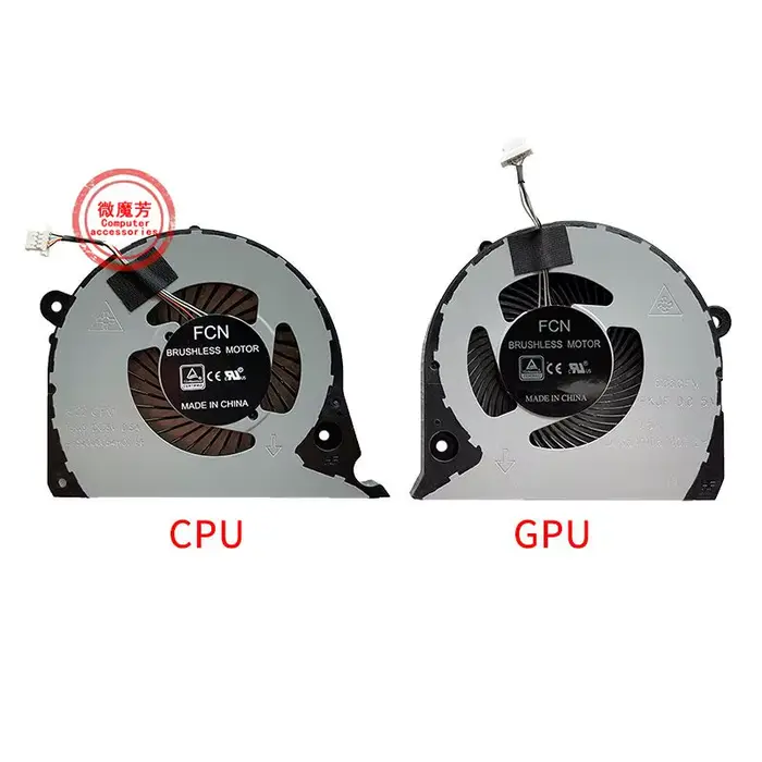 Nouveau ventilateur de refroidissement de processeur pour ordinateur portable pour DELL Inspiron 15-7577 7588 G7-7588 G7-7580 G5-5587 Vostro 15-7580 P71F 7570 P72F DC5V 0.5A