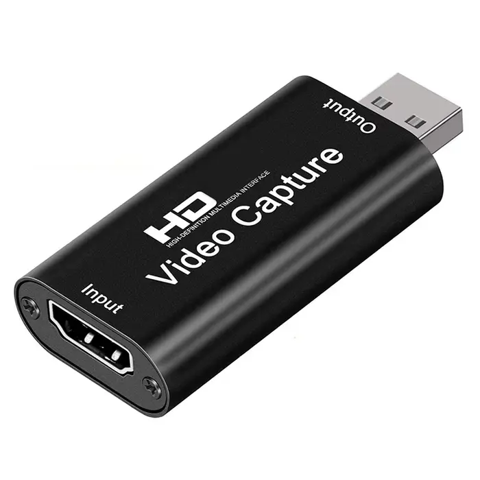 Carte d'acquisition vidéo en métal 4K, compatible HDMI, USB 2.0, pour jeu PS4, caméscope DVD, caméra