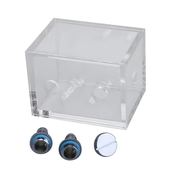 Réservoir d'eau transparent en acrylique 200 ml pour refroidisseur d'ordinateur
