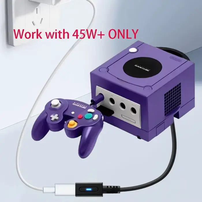 Câble de charge PD 45W de type C adapté à la console NGC