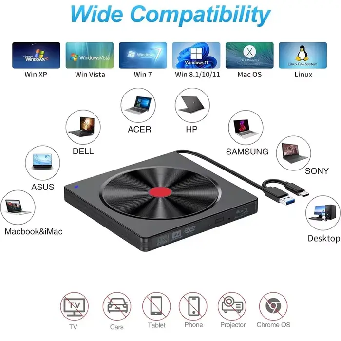 Lecteur Blu-ray externe