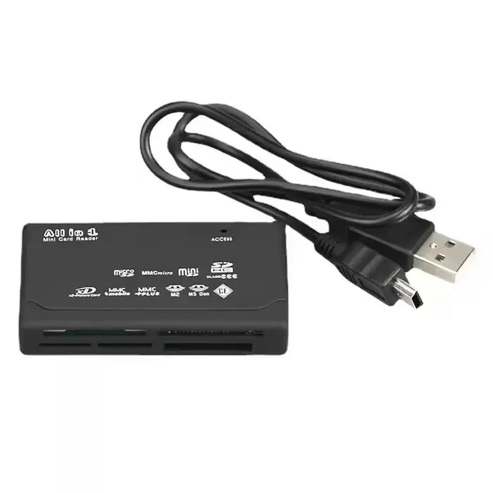 Lecteur de carte mémoire tout-en-un pour USB externe SD Mini Micro M2 MMC XD CF lecteur de carte mém