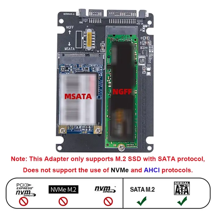 Boîtier de conversion de disque dur SSD M.2 vers SATA3 externe Coolcirc