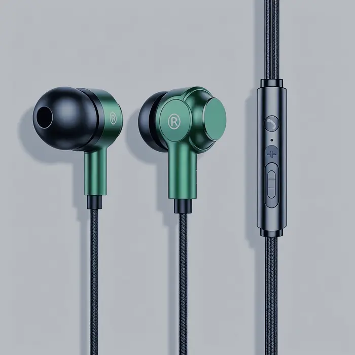 Écouteurs intra-auriculaires filaires pour jeux avec doubles prises 3