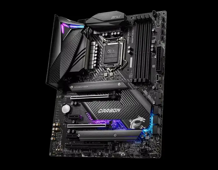 MSI MPG Z490 GAMING CARBON WIFI LGA 1200 4×DDR4 128GB 1×HDMI 1×Display Port