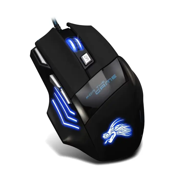 Souris de jeu filaire, rétroéclairée