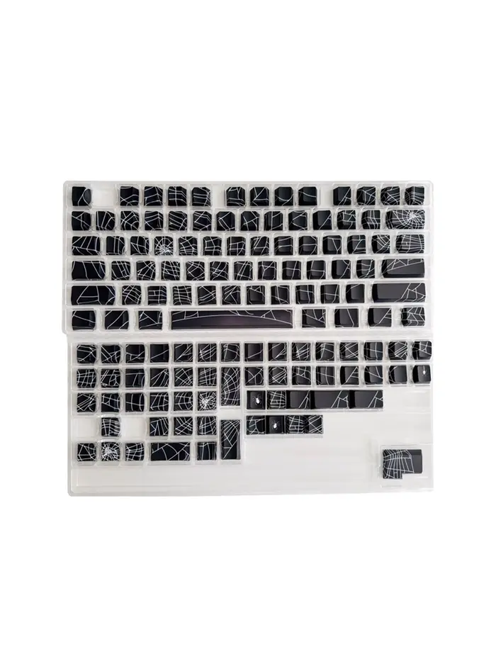 Les capuchons de touches personnalisés Spider Web PBT conviennent au clavier de jeu mécanique, confi