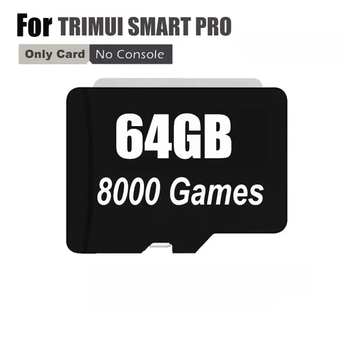 Carte SD pour Console de jeu portable Trimui Smart Pro, écran IPS 4.96 pouces, système Linux, Joysti