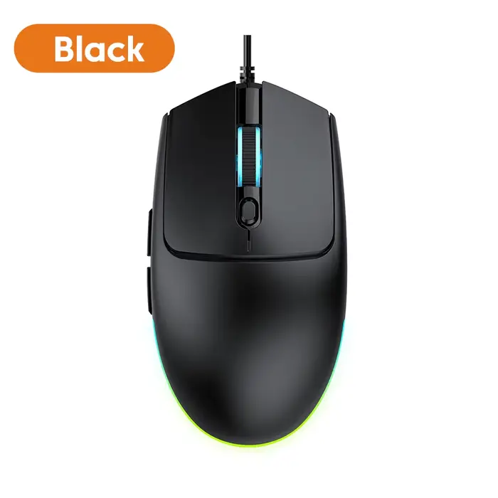 Souris sans fil M300 pour jeux e-sport avec éclairage RGB silencieux, réglage du DPI, compatible ave