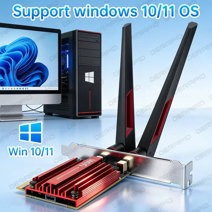 Carte réseau WiFi 7 BE6500 PCIe