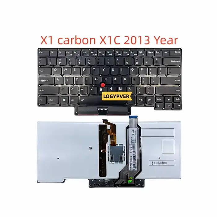 Clavier d'ordinateur portable pour Lenovo Thinkpad X1 Carbon X1C 3RD 2ND 3TH 4TH 5TH 6TH 7TH 8TH 2013 2014 2015 2016 2017 2018 2019 2020 ans