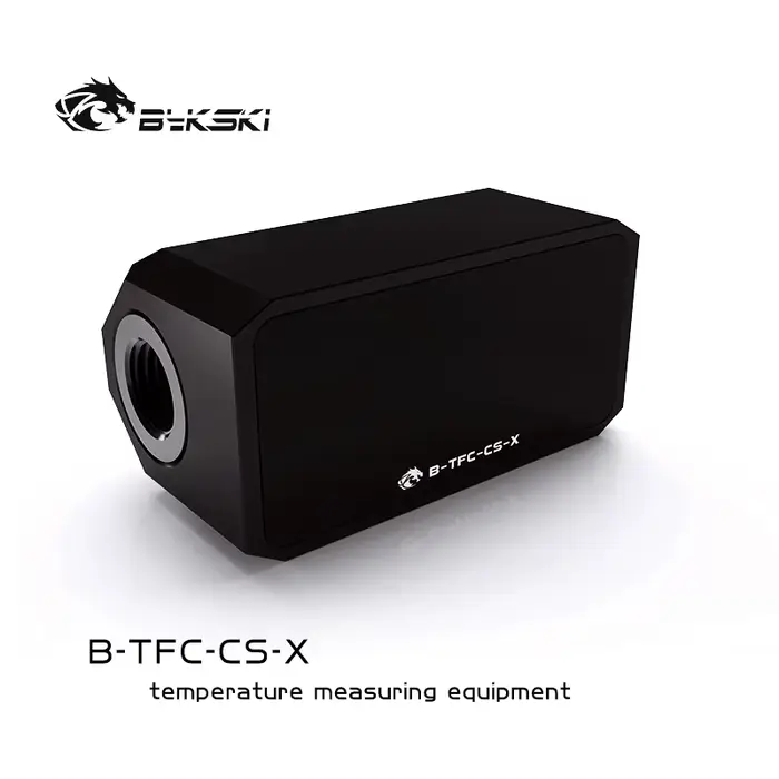 Bykski B-TFC-CS-X V3 PC liquide refroidisseur débitmètre thermomètre débit température 3 en 1 moniteur de refroidissement par eau affichage OLED numérique